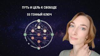 Как избавиться от подавленного состояния? Как обрести свободу? 55 Генный ключ