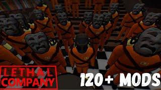 LETHAL COMPANY WITH 120+ MODS | FUNNIEST MOMENTS | (this is chaos)