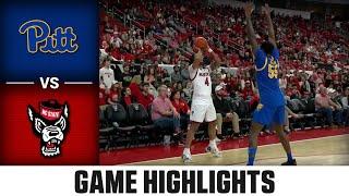 Pitt vs. NC State Game Highlights | 2024-25 ACC Men's Basketball