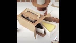 take away cake box with handle