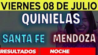 Resultados Quinielas Nocturna de Santa Fe y Mendoza, Viernes 8 de Julio