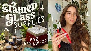 stained glass supplies for beginners   what you need to start!