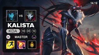 Kalista vs Jhin ADC - KR Master - Patch 14.19 Season 14