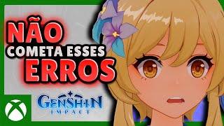 Os PIORES Erros que PODEM Estragar sua conta! + Dicas Importantes | Genshin Impact