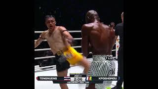 Came back STRONGER  Tengnueng keeps his streak alive with a left-hand KO over Germain Kpoghomou!