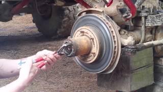 1983 CHEVY K10 HUB AND ROTOR REBUILD