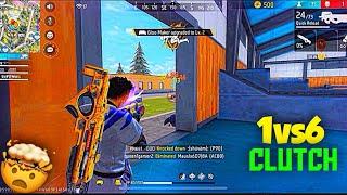 P90 , Plasma & Thompson  Rocked Enemy Shocked  Op 1vs6 Clutch Free Fire