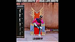 "Free Fire Emote  VS Real Life Emote  – Kaun Jeetega Yeh Jung? "#shorts #freefire