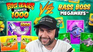 BUYING BONUSES on BIG BASS BONANZA 1000 vs BASS BOSS MEGAWAYS!! (Bonus Buys)