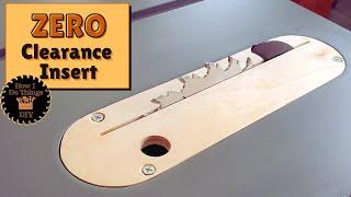 How To Make A Zero Clearance Insert | DeWalt DWE7491