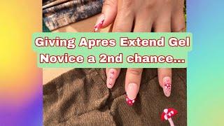 Giving extend gel novice a 2nd chance! Apres Gel- X new adhesive HEMA FREE