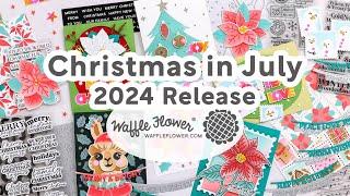 Waffle Flower July Release - Christmas in July