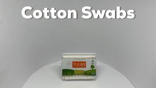 Tulips Cotton Swabs with Paper Stick