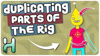 DUPLICATING Parts of the RIG in TOON BOOM HARMONY | Rigging Tutorial