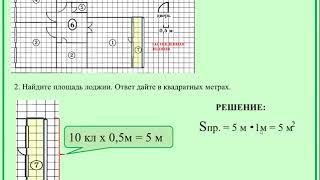 ОГЭ. Задания 1-5. Площадь квартиры.