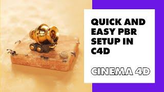 Easy PBR Setup in C4D and FREE TEXTURE PACK! - Cinema 4D Tutorial @SouthernShotty