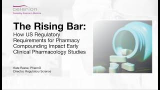 Celerion Webinar, The Future of Pharmacy