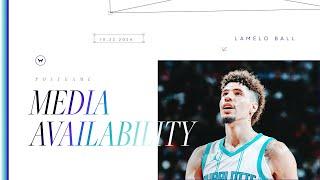 Hornets vs Rockets: LaMelo Ball Postgame Media Availability | 10/23/2024