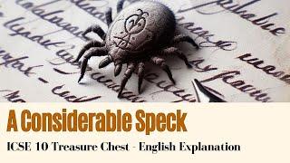 A Considerable Speck by Robert Frost | #icseclass10english Treasure Chest | English with Sudhir Sir