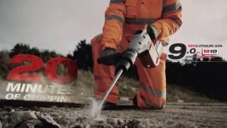 Перфортор Milwaukee Tool SDS MAX and 9Ah Battery #tool24