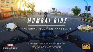 Mumbai Bike Ride with THE BOYS | Bajaj Dominar 400 | India Bike Ride POV | RAW SOUND | 4K