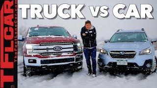 Truck or Car: What's Better in The Snow?