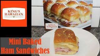 Kings Hawaiian Mini Baked Ham Sandwiches Recipe