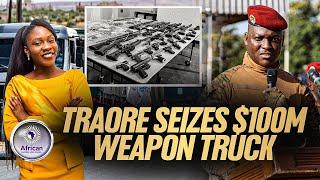 Captain Ibrahim Traore Seizes 47 Trucks of Weapons Worth $100M Disguised as 'Aid'
