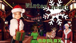 Winter quest | Dress to impress | Ft Friends | Roblox