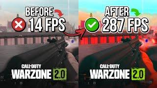  COD MODERN WARFARE 2 & WARZONE 2.0: HOW TO BOOST FPS AND FIX FPS DROPS / STUTTER| Low-End PC️