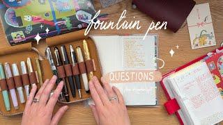 fountain pen preferences  20 questions from @kenchankrafts
