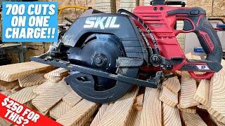 Is Skil's New Rear Handle Any Good?? || Skil PWRCORE 20 XP 2x20V Circular Saw Kit Review