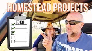 How we manage projects for EFFICIENCY on the homestead