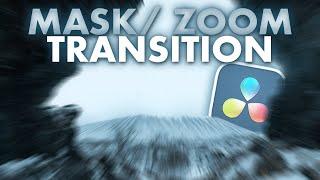 SMOOTH Mask-Zoom Transition in Davinci Resolve 18.5! EASY & FREE!