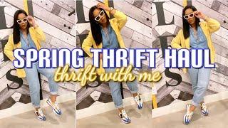 HUGE Spring Thrift Haul 2021| Come THRIFT With Me for SPRING TRENDS