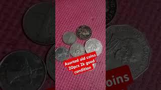asorted old coins#coin #oldcoins #collection #coincollectinghobby