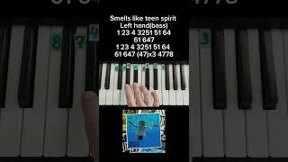 Nirvana Smells like teen spirit on piano  two hands tutorial