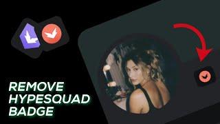 How to remove hypesquad badge from discord profile