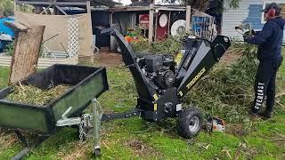 paddock machinery wood chipper,white gumtree