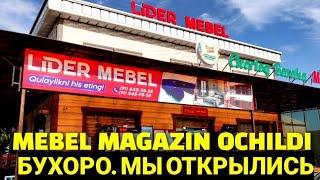 BUXORO. MEBEL MAGAZIN OCHILDI. ARZON SIFATLI BUXORO BUYLAB DASTOVKA BEPUL