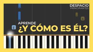 ¿Y CÓMO ES ÉL? - José Luis Perales | Tutorial de piano FÁCIL y LENTO para principiantes en Do (C)