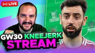 BLANK GAMEWEEK MISERY  | FPL KNEEJERK GAMEWEEK 30 | Fantasy Premier League Tips 2024/25