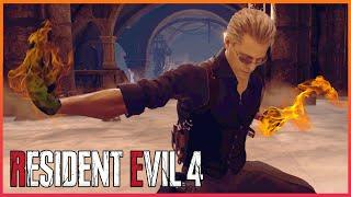 Albert Wesker Thrust Punch in Resident Evil 4 Remake - Overpowered Melee Combat No Gun