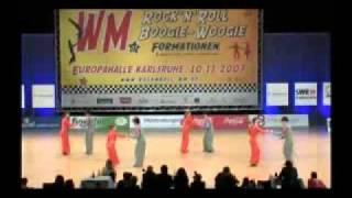 Boogie- woogie formation. Germany. Championship 3-place. Ukraine. 2007.