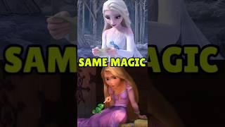  Connection between FROZEN and TANGLED  #frozen #tangled #elsa #rapunzel #theory #shorts