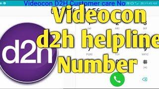 Videocon d2h customer care number