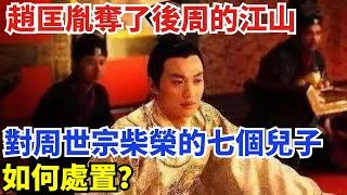 趙匡胤奪了後周的江山，對周世宗柴榮的七個兒子，如何處置？【丹看世界】#歷史 #歷史故事 #歷史人物 #史話館 #歷史萬花鏡 #奇聞 #歷史風雲天下