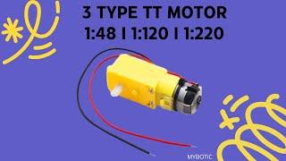 3 TYPE OF TT MOTOR 1:48 I 1:120 I 1:220 WITH WIRE