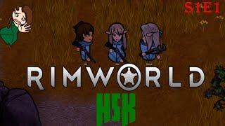 Rimworld HSK 1.0 Трое против орды зомби! S1E1