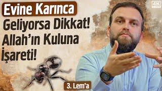 Evine Karınca Geliyorsa Dikkat! Allah’ın Kuluna İşareti! - 3. Lema - İhya | Fatih Ünal